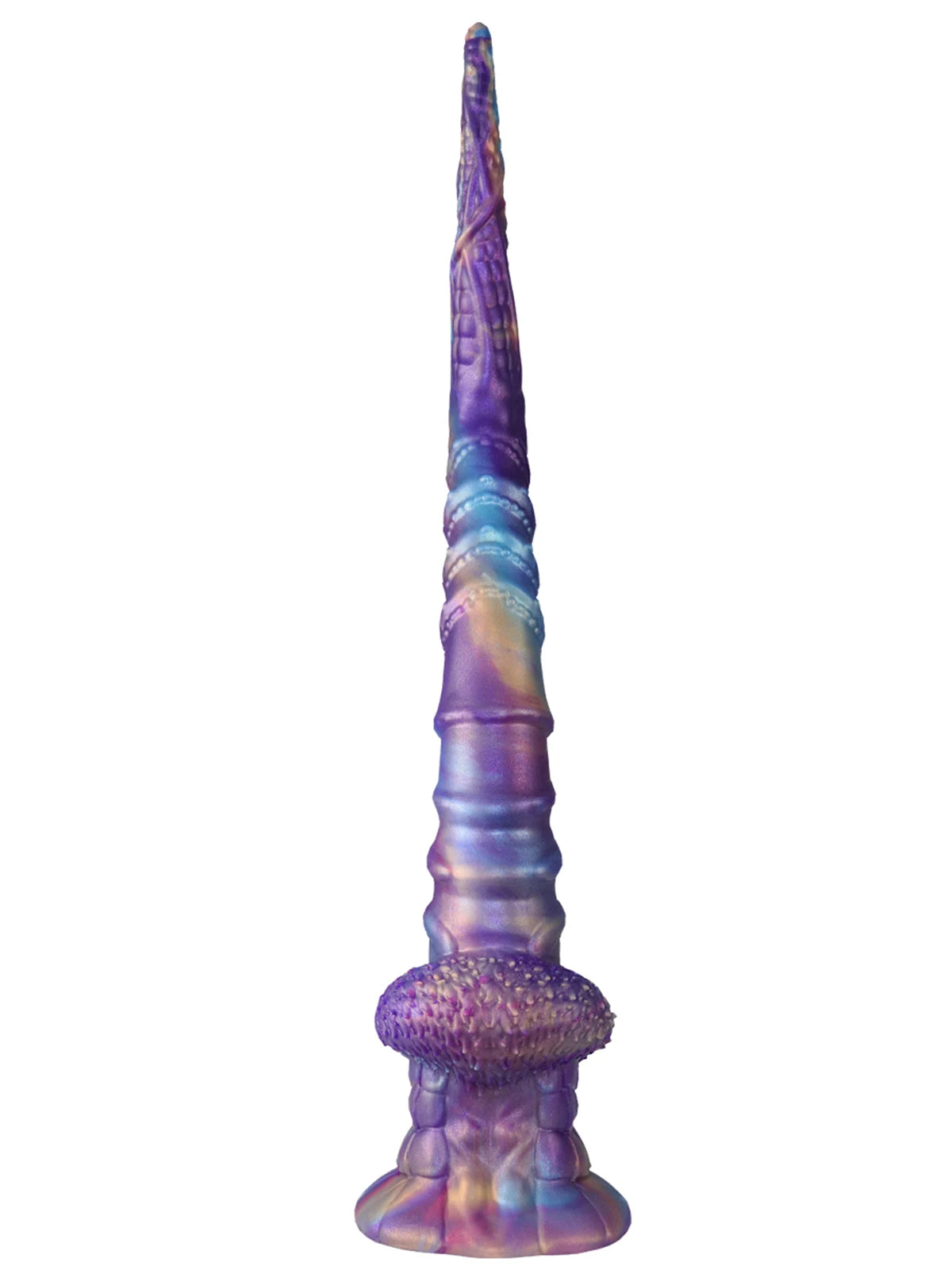 Vylix: 17.5″ x 3″ Spiral Shaft Fantasy Silicone Tentacle Dildo
