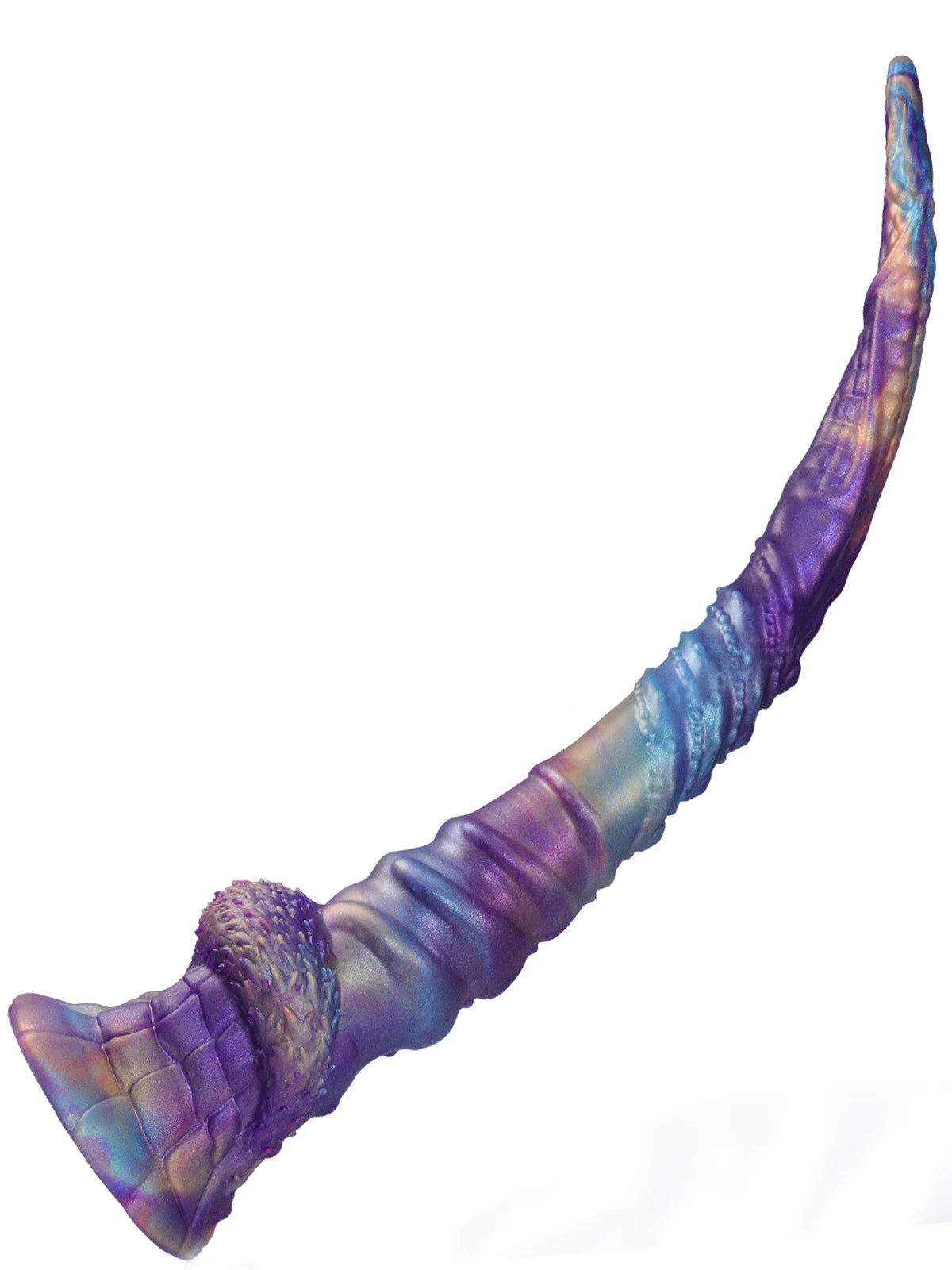 Vylix: 17.5″ x 3″ Spiral Shaft Fantasy Silicone Tentacle Dildo