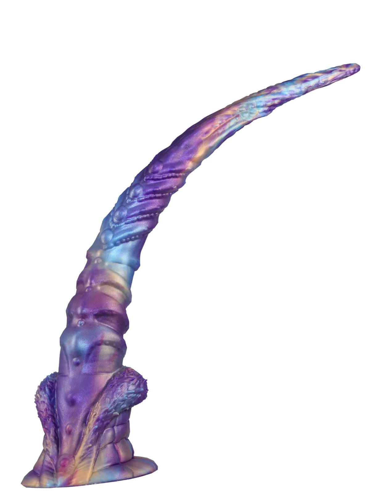 Vylix: 17.5″ x 3″ Spiral Shaft Fantasy Silicone Tentacle Dildo