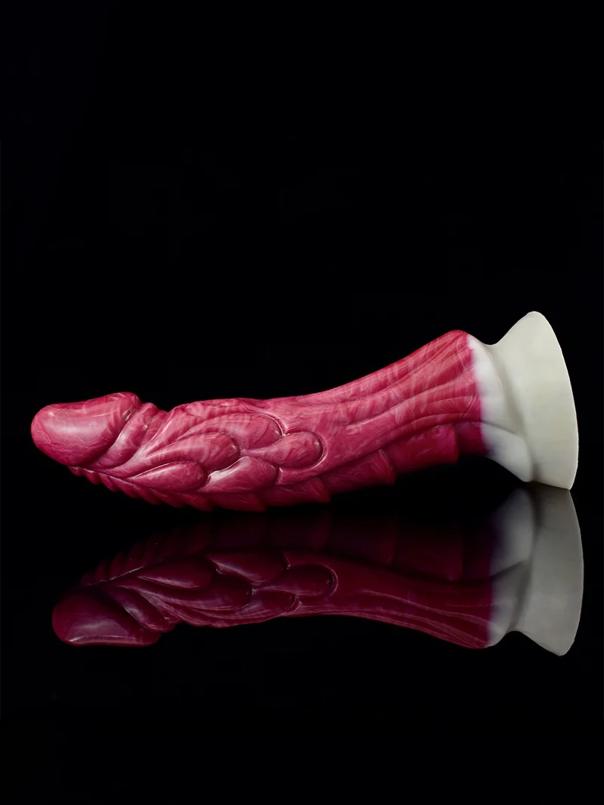 Vyrak: 9″ x 2′′ Lifelike Pointed Silicone Dragon Dildo