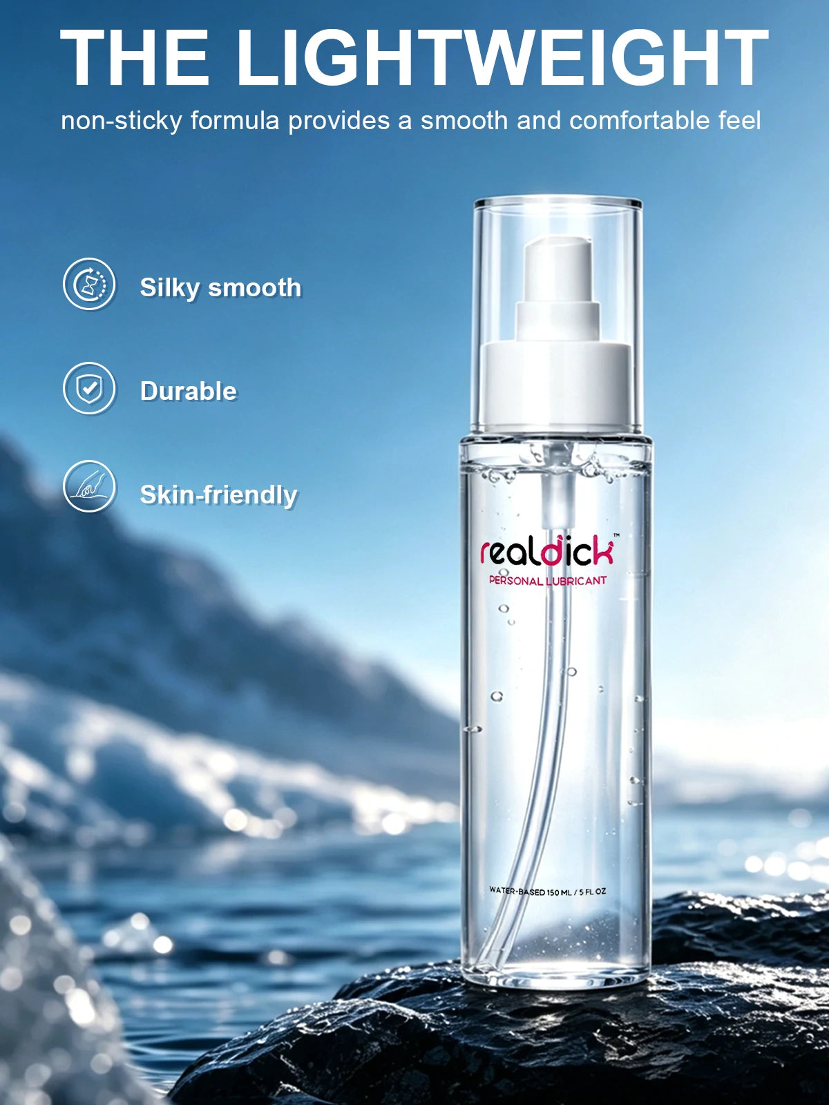 XX3: 150ml Water-Based Lubricant for Dildos & Sex Toys