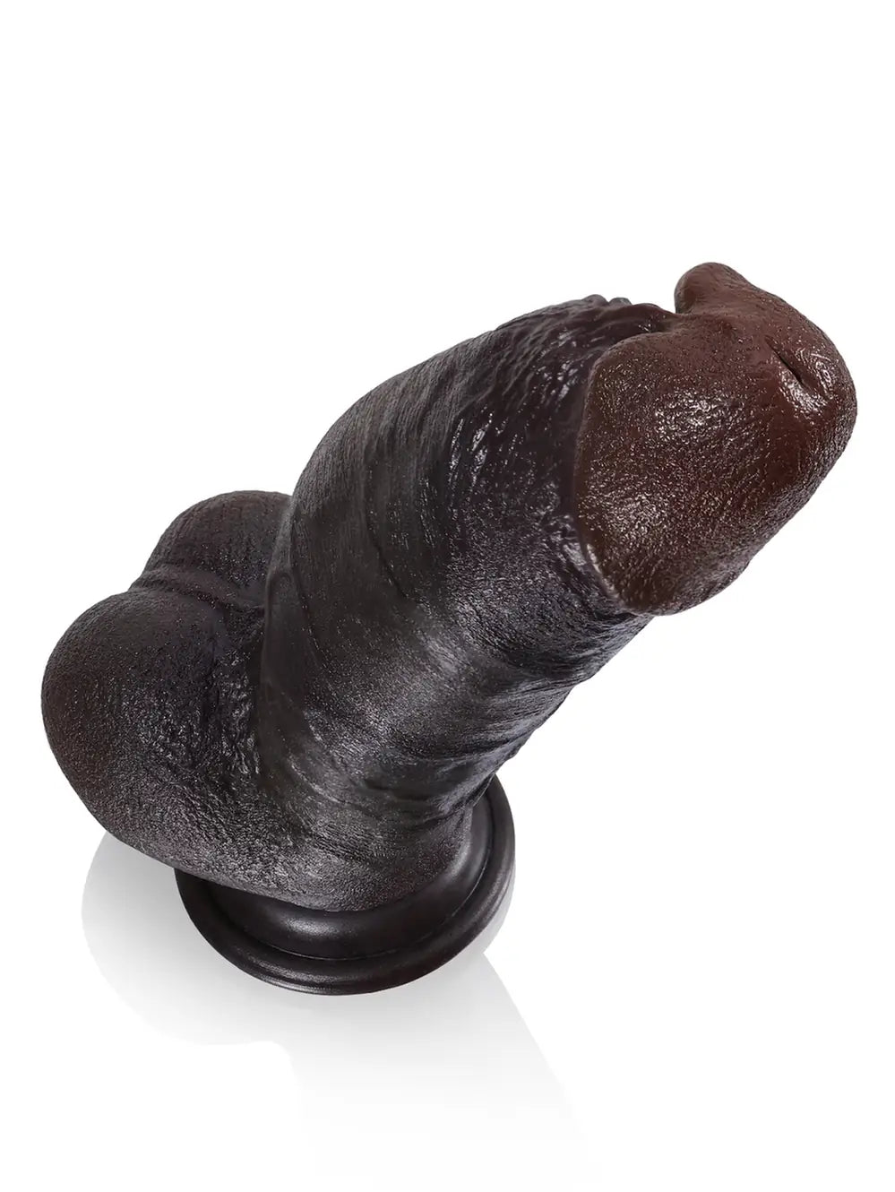 Hugedildo.com Kimi 9-inch Realistic Soft Black Like Thick Short Fat Dildo