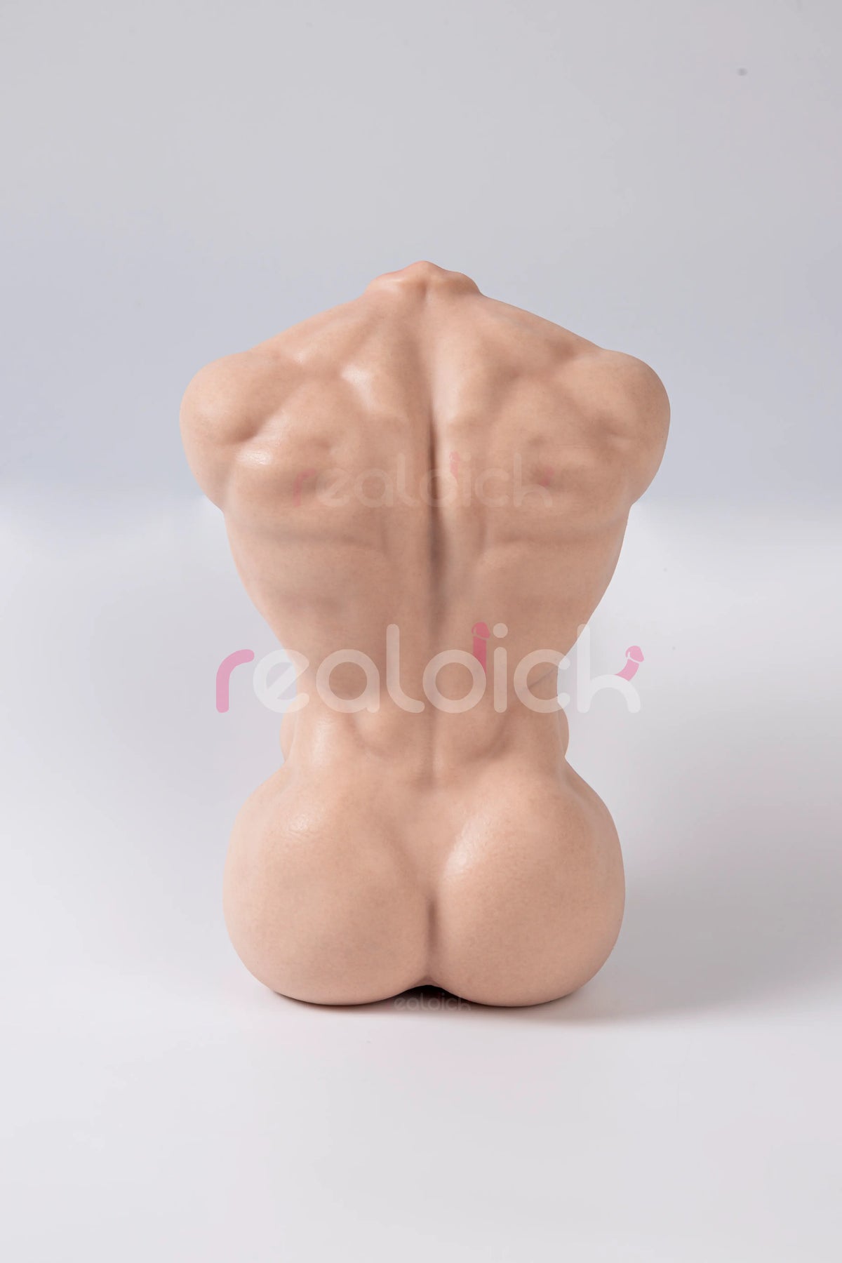 Hugedildo.com Rook 4LB Small Silicone Torso Dildo with Realistic Blowjob Tunnel