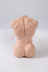 Hugedildo.com Rook 4LB Small Silicone Torso Dildo with Realistic Blowjob Tunnel