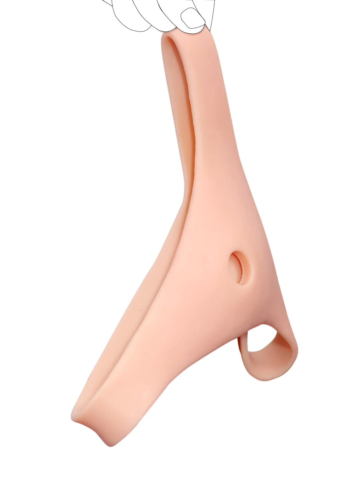 Hugedildo.com Thalyn Lifelike Silicone Strap-On without Dildo