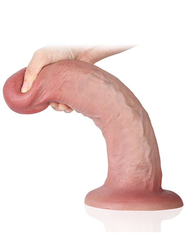 Hugedildo.com Tony 10-inch Dildo Real Flesh Skin Huge Thick No Ball Dildo
