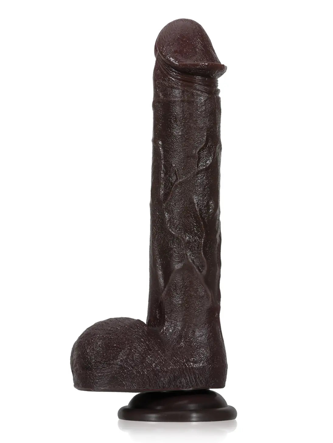 Hugedildo.com Adrianus 11-inch Black Big Vibrating Thrusting Dildo 7 Modes Thrusting and 3 Modes Vibrating